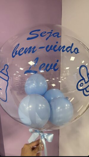 Bubble na vareta personalizado